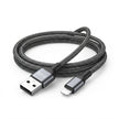 ZUZG Metal Weave USB-A to Lightning Fast Cable