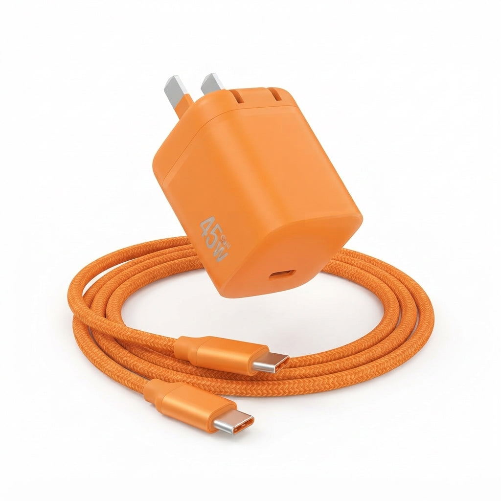 ZUZG MiNi Foldable GaN Label Display Fast Charger Set