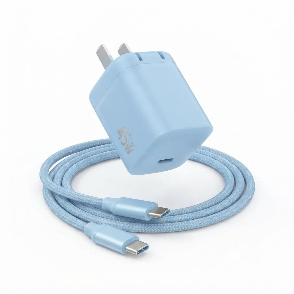 ZUZG MiNi Foldable GaN Label Display Fast Charger Set