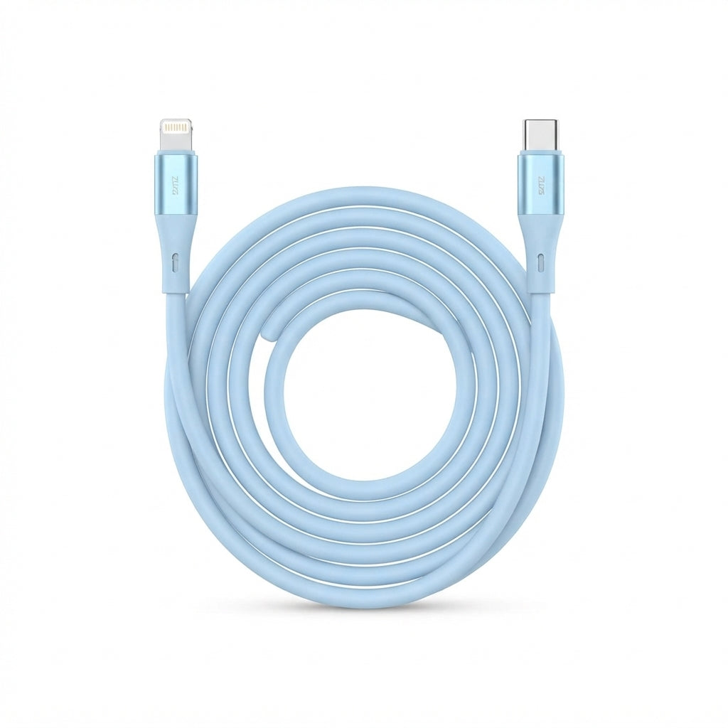 ZUZG PD Fast Cable Silicone Material (Type-C to Lightning)