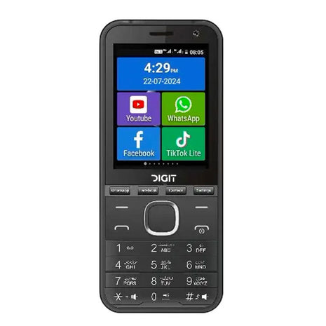 Digit , Z1, DUAL SIM , 4G , (1+8) - Black
