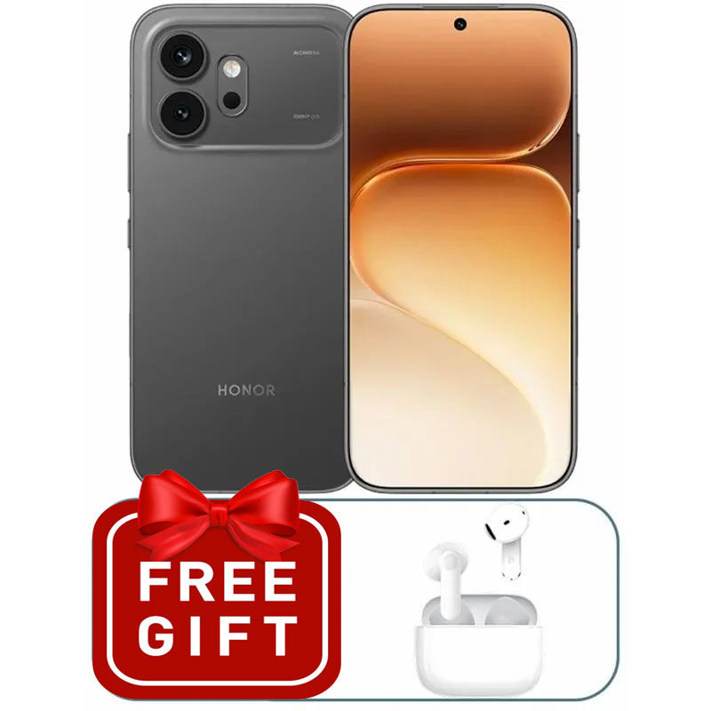 Honor 600 , Dual SIM , 5G , 256GB , 12 GB , Black  (EARBUDS X7E ACTIVE+ COVER)