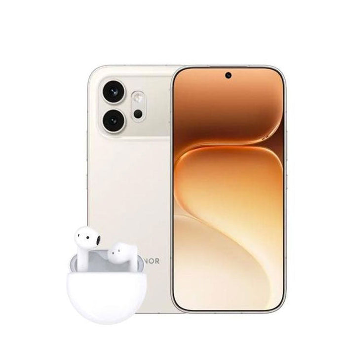 Honor 600 , Dual SIM , 5G , 256GB , 8GB , Golden White (EARBUDS X7E ACTIVE+ COVER)
