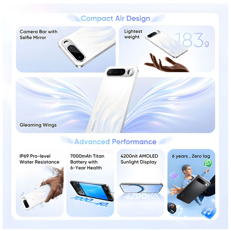 Realme 16 Dual Sim – 256GB , 8GB RAM,5G