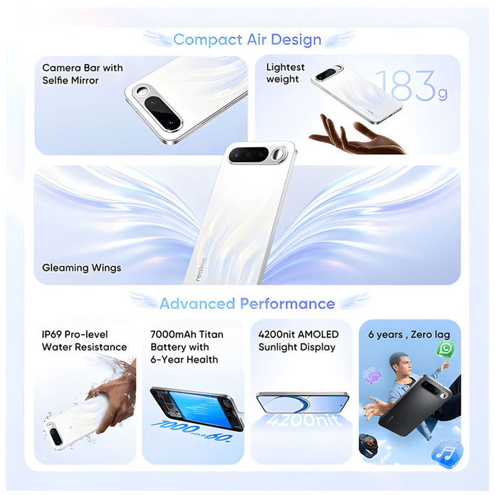 Realme 16 Dual Sim – 256GB , 8GB RAM,5G