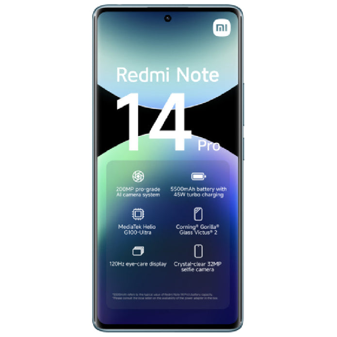 Xiaomi Redmi Note 14 Pro 8GB Ram, 256GB - Ocean Blue