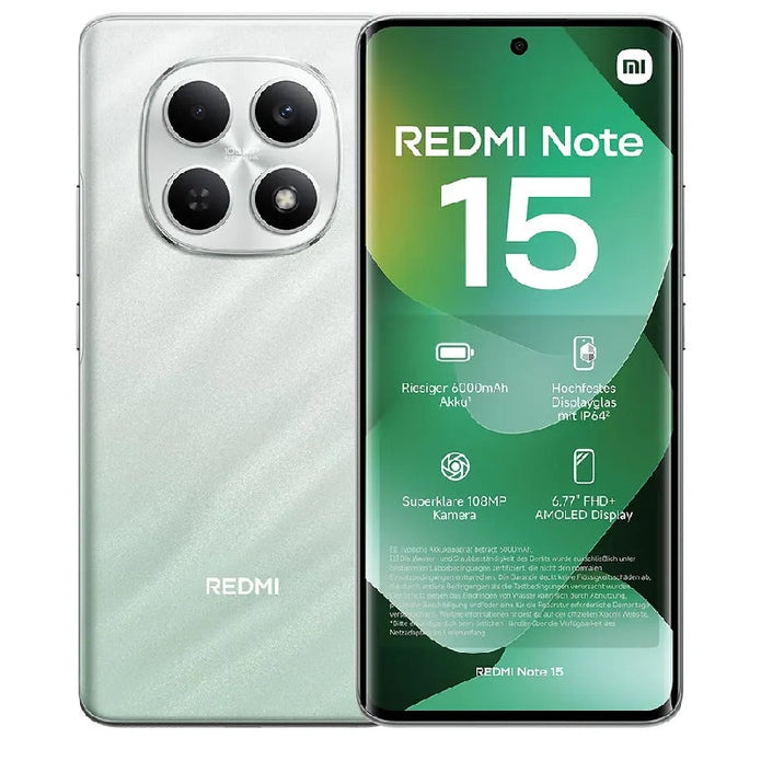 Xiaomi Redmi Note 15 4G, 8GB Ram, 256GB -  Forest Green